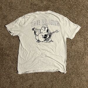 True Religion Cream Graphic Tee